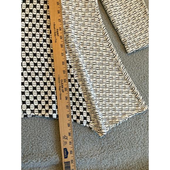 Tianello Ashton Tunic Top XL Knit Jersey White Black Boho Beach Steve Barraza - Picture 13 of 16